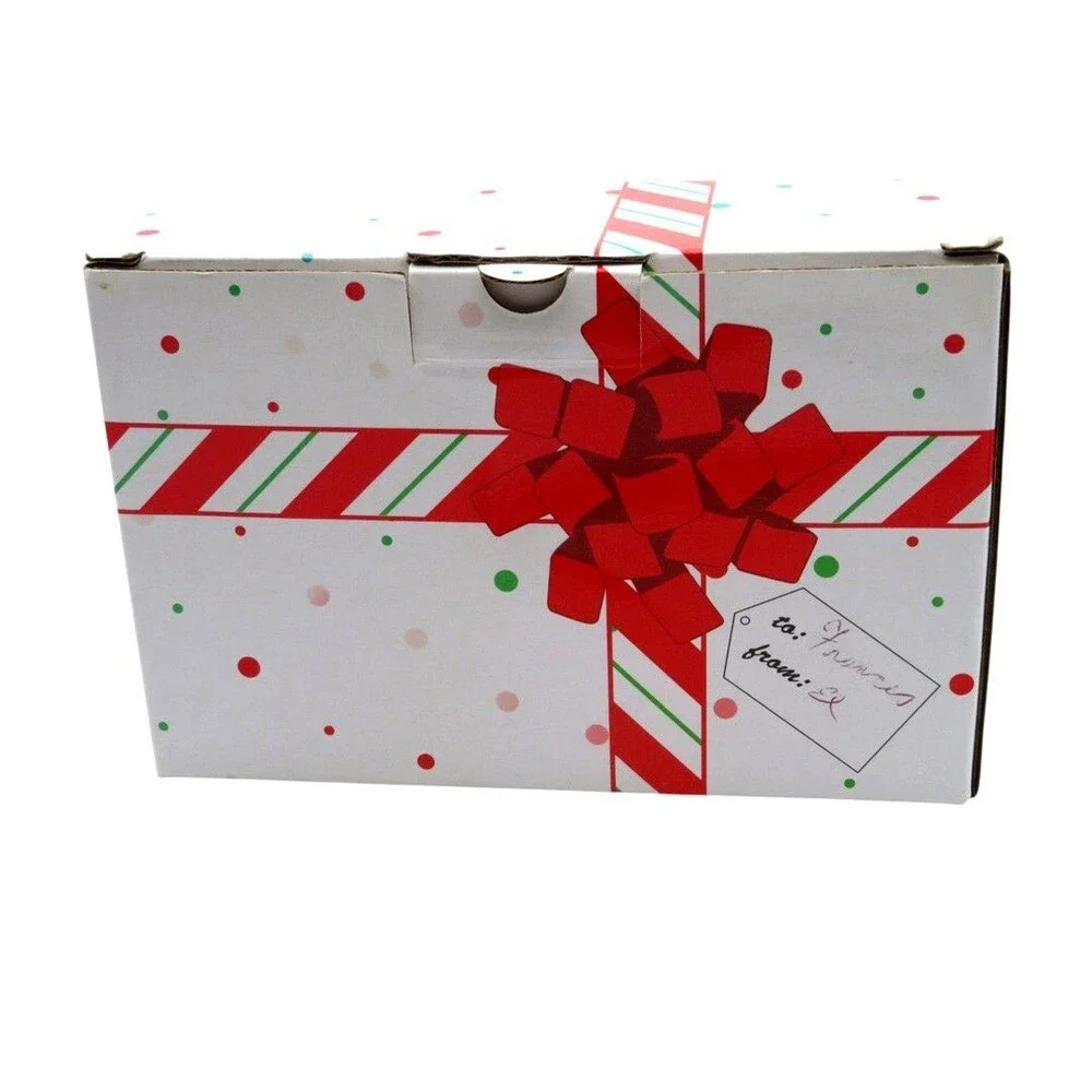 Temptations Old World Holiday Christmas Tree Sleigh Mini Loaf Pan & Storage Lid